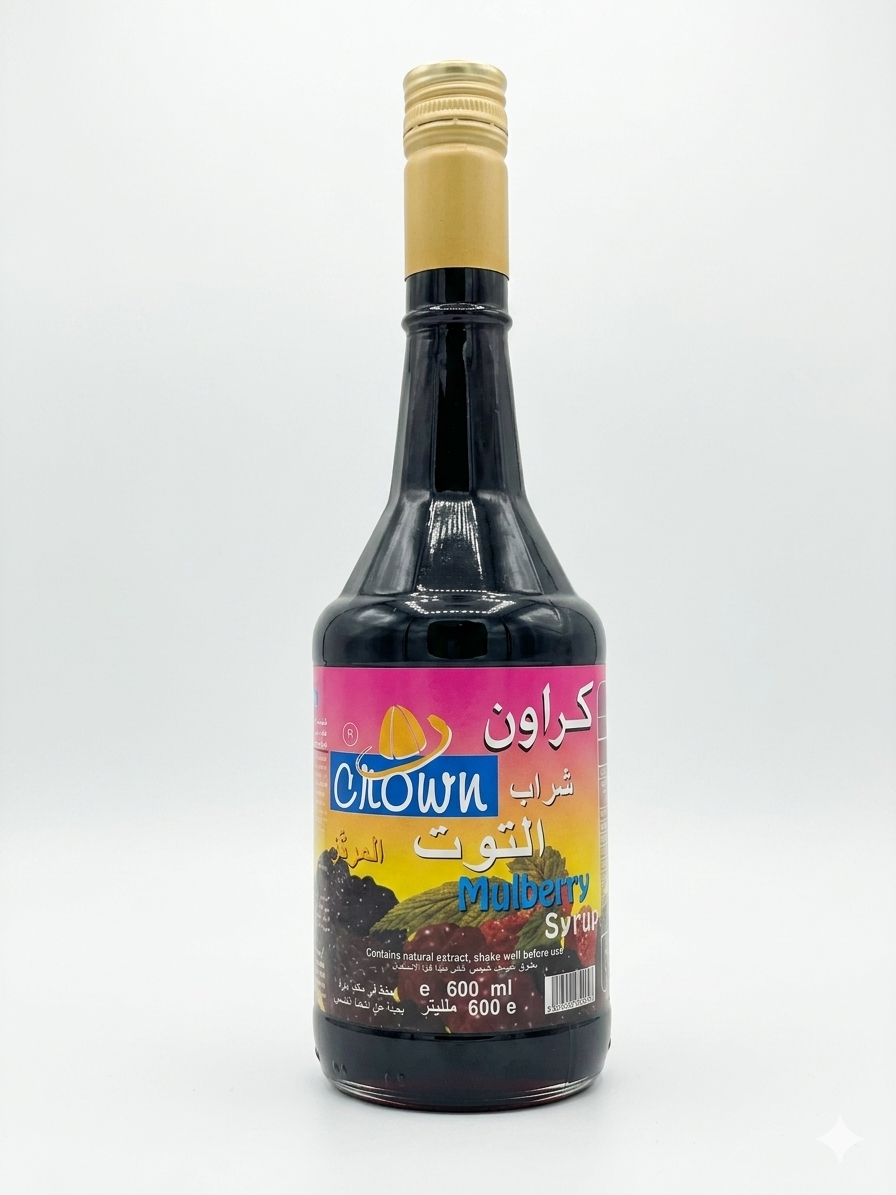 عصير توت شامي مركز - Sirop de mûre Agha